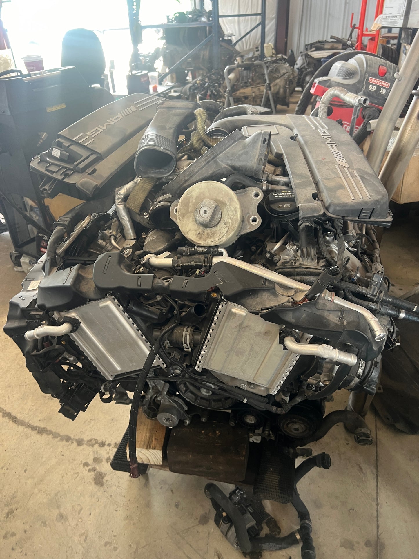 2018-2021 MERCEDES X253 GLC63 4.0L M177 AWD ENGINE MOTOR TURBO ASSEMBLY OEM